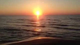 Поехали смотреть на закат - Балтийское море. Апрель 2014.