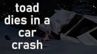 toad dies in a car crash while jamming to mariah carey during a snow storm .mp4