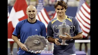 Federer vs Agassi - Final US Open 2005 (Highlights + Entrega de Trofeo)