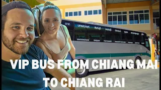 VIP Bus from Chiang Mai to Chiang Rai - Thailand