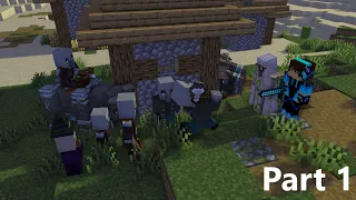 Raid attack minecraft animation (part 1)