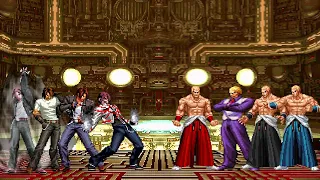 [KOF Mugen] Kyo Kusanagi Team vs Geese Howard Team