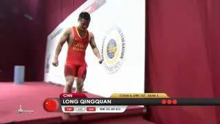 LONG Qingquan 3j 163 kg cat. 56 World Weightlifting Championship 2013