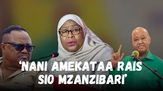 Kinana Amvaa Tundu Lissu Suala la Rais Mzanzibari, "Nani Amekataa?".