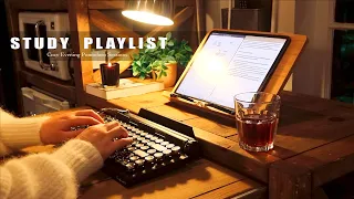 🌿 3-HOUR STUDY MUSIC PLAYLIST/ relaxing Lofi / Cozy Evening DEEP FOCUS POMODORO TIMER/ Study With Me