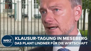 KLAUSUR IN MESEBERG: Das plant Lindner! Deutsche Wirtschaft soll Schub bekommen I WELT Interview