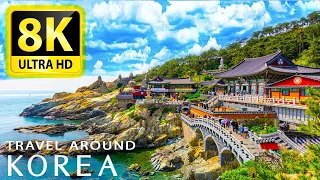 KOREA with HD 8K ULTRA (60 FPS)- Travel to the best places in KOREA with relaxing music 8K TV