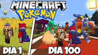 SOBREVIVI 100 DIAS NO MINECRAFT PIXELMON EM DUPLA @NiFF