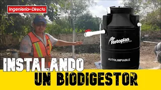 COMO INSTALAR UN BIODIGESTOR ROTOPLAS #construccion #plomería #consejos