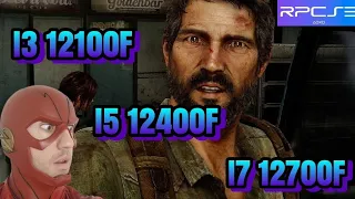 The last of Us Rpcs3 i3 12100f Vs i5 12400f Vs i7 12700f GTX 1650 avx 512 enable Best settings