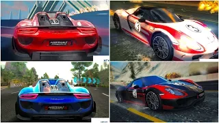 Asphalt 8, Porsche 918 Spyder, Masterly 12-15 and Porsche's Collection rewards