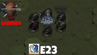 Battle Brothers - E23 Spiders? In my Spiderwood? - Legends Mod Solo Crusader!