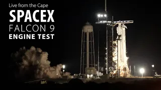 Watch live as a SpaceX test fires Falcon 9 rocket for commercial space station crew mission