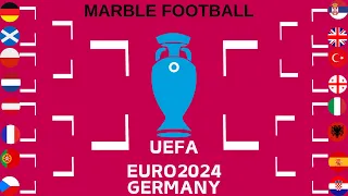 Marble football⚽️ UEFA EURO2024 GERMANY / Who is the champion Part1