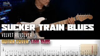Sucker train blues | Velvet Revolver | guitar cover with solos + live tabs