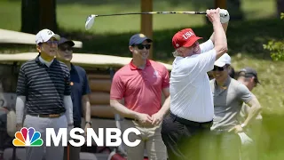 Trump concocts dubious score to win his own golf tournament