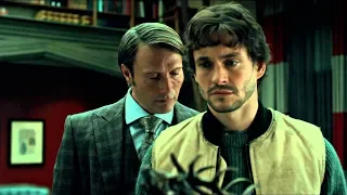 HANNIBAL SMELLS WILL FULL SCENE