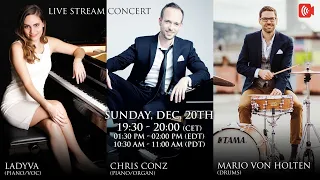 Livestream-Gig with LADYVA, CHRIS CONZ & MARIO VON HOLTEN (Boogie-Woogie)