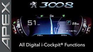 PEUGEOT 3008 SUV GT LINE - i-COCKPIT FUNCTIONS (2017)