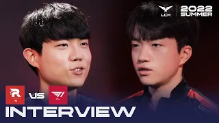 [각오 인터뷰] KT vs. T1 | 2022 LCK 서머 스플릿