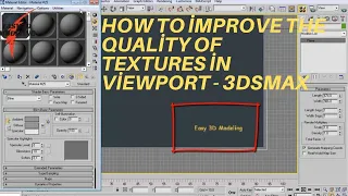 How to Display Texture Maps at Higher Resolution in the 3ds Max | Easy 3D Modeling