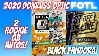 2020 Optic Football FOTL Hobby box. 2 Rookie QB Autos!