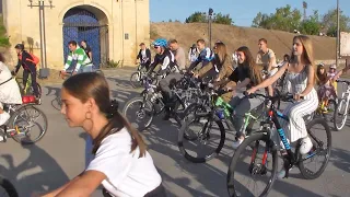 Велопробег День города Херсона 19.09.2020 сколько участников, старт от Юбилейного  до набережной