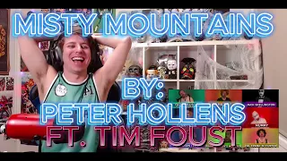 WOW!!!!! Blind reaction to Peter Hollens feat. Tim Foust - Misty Mountains