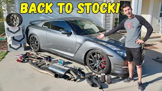 I Put My R35 Nissan GT-R 100% BACK TO STOCK!!