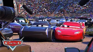 Lightning McQueen Meets the Next-Gen Racers | Pixar Cars