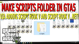 MAKE SCRIPTS FOLDER IN GTA 5 VIA ADDING SCRIPTHOOK V AND SCRIPTHOOK V.NET