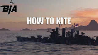 World of Warships- Tactics/Strategy #23- How To Kite (The Basics)