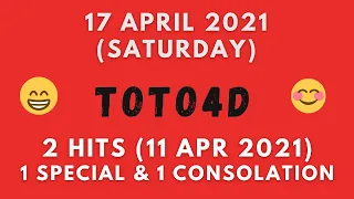 Foddy Nujum Prediction for Sports Toto 4D - 17 April 2021 (Saturday)