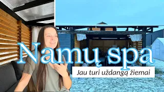 Namų spa projektas į pabaigą | Uždengėm žiemai, kas gavosi? / Vlog