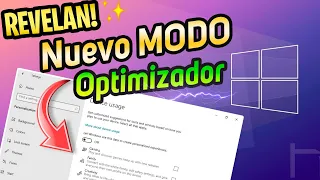 REVELAN!⚡ Nuevo MODO OPTIMIZADOR para Windows 10 / Otra MEJORA Para el SISTEMA!