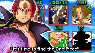 Every Member of Shanks Crew | Red Haired Pirates in ONE PIECE ANIME EXPLAINED in HINDI