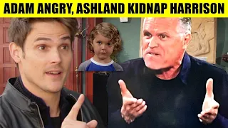 Young And The Restless Spoilers Adam prevents Ashland from kidnapping Harrison and flees from Genoa