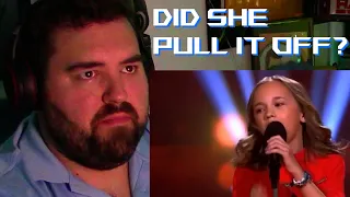 Singer reaction to EMMA KOK - A MOMENT LIKE THIS (ON THE VOICE KIDS) - FOR THE FIRST TIME!