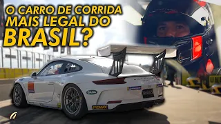 220 KM/H NA RETA DO VELOCITTA! Gerson testa pela primeira vez o seu carro da Porsche Cup