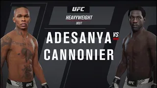 Israel Adesanya vs Jarod Cannonier | The Rise of Adesanya | UFC 4