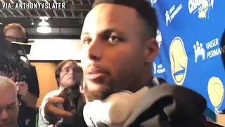 Steph Curry on Throwing Mouth Guard & Getting Ejected & Steve Kerr Reacts