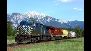 Canadian Pacific railroad - Kicking Horse Pass - British Columbia - May 2018