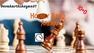 Hourly Rapid Arena I 10+0 I lichess.org