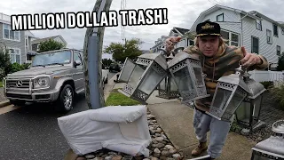 Trash Picking RICH Jersey Shore Beach Town!