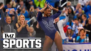 UCLA gymnast Nia Dennis celebrates 'Black Excellence' in near-perfect floor routine | TMZ Sports