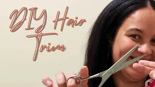 How to trim your ends at home | easy diy