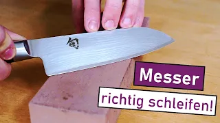 Messer schärfen schnell und einfach 🔪 Egal ob Küchenmesser oder Gartenwerkzeug! Anleitung vom Profi👍