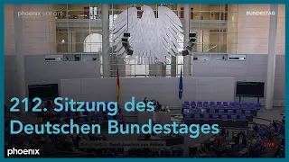 212. Sitzung des Deutschen Bundestages