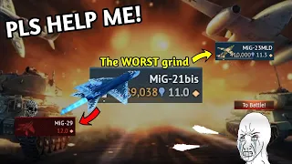 Mig-29 GRIND it's the NEVER ENDING STORY! | The WORST and LONGEST GRIND in War Thunder 💀