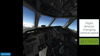 X-Plane 11 MD-80 TOD Autopilot Fight